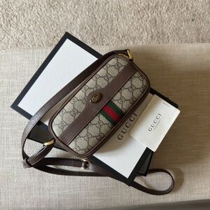 Gucci Mini GG Supreme Ophidia Crossbody Bag